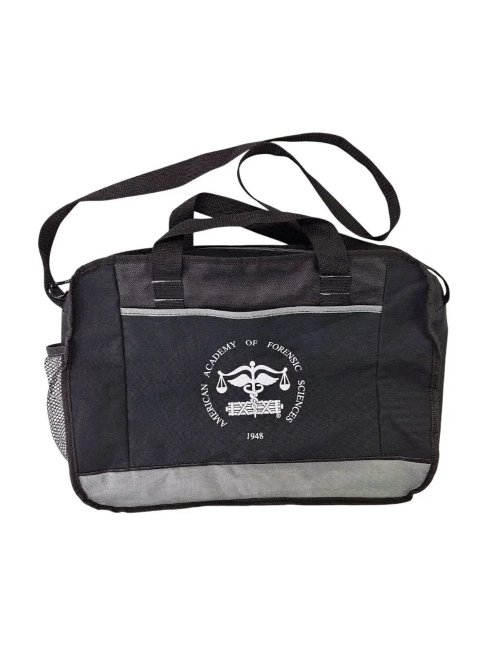 American Academy Of Forensic Sciences Messenger Laptop Tote Bag Black 17